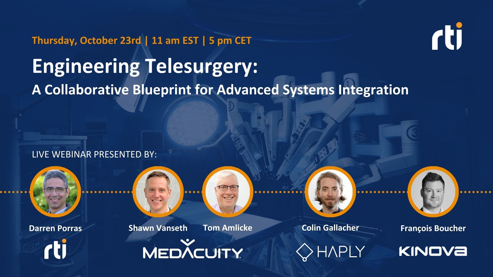 Engineering Telesurgery Webinar